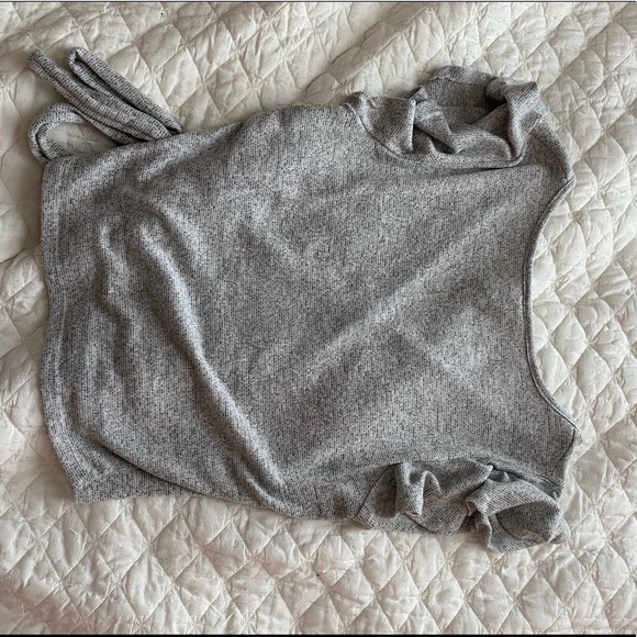 Grey Ruffle Shirt - Picture 4 of 5